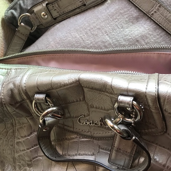 Coach exotic leather gorgeous satchel bag - Picture 3 of 12